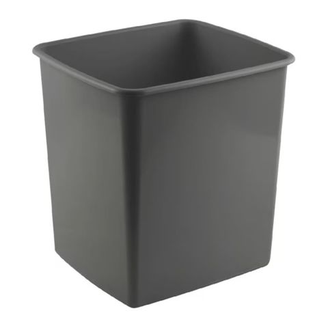 GREY WASTE BIN PLASTIC 15L