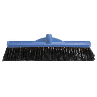 BLUE BROOM HEAD POLY MED/STIF 450MM