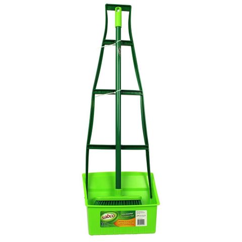 SABCO DUSTPAN LONG HANDLED SET