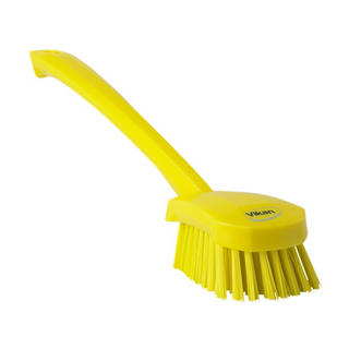 VIKAN HAND BRUSH L/HANDLE YELL