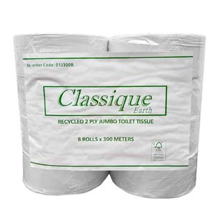CLASSIQUE RECYCLED 2 PLY JUMBO TOILET TISSUE