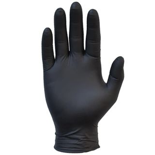 BLACK NITRILE POWDER FREE GLOVES 2XL