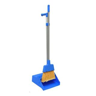LOBBY PAN & BROOM SET - BLUE