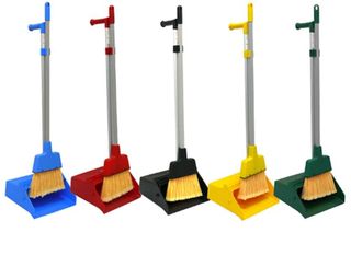 LOBBY PAN & BROOM SET - BLACK