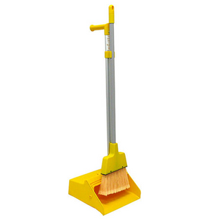 LOBBY PAN & BROOM SET - YELLOW