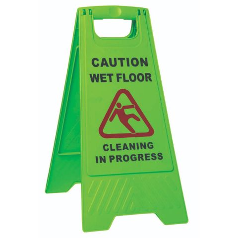 A FRAME SAFETY SIGN - GREEN