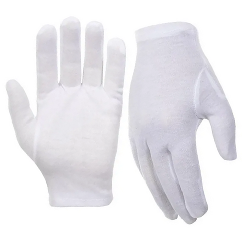 GLOVES COTTON INTERLOCK CUFFLESS SMALL
