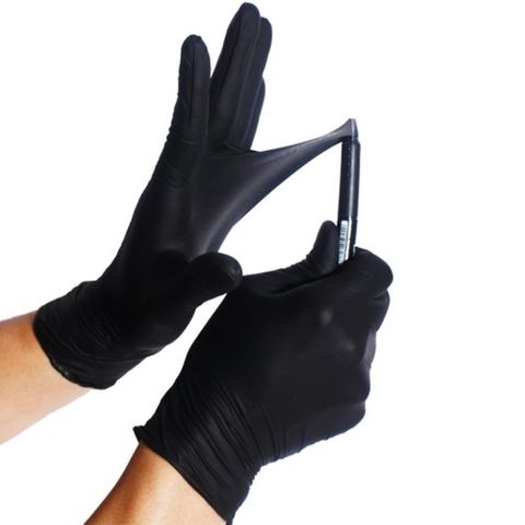 BLACK NITE NITRILE GLOVES (SMALL)