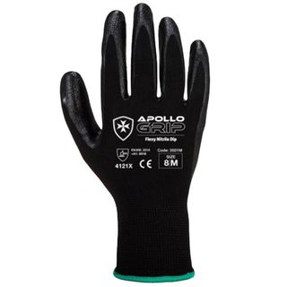 APOLLO GRIP FLEXY NITRILE GRIP GLOVES (2X-LARGE)