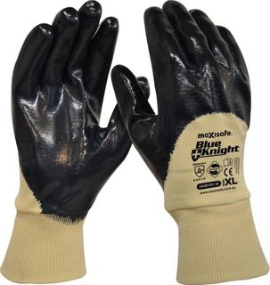 GLOVES BLUE NITRILE 3/4 DIP- 8