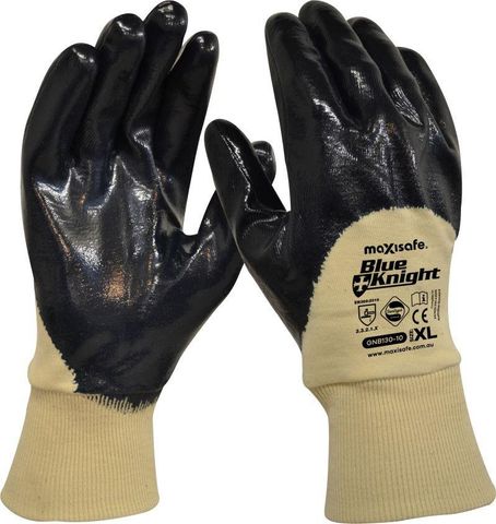 GLOVES BLUE NITRILE 3/4 DIP- 8