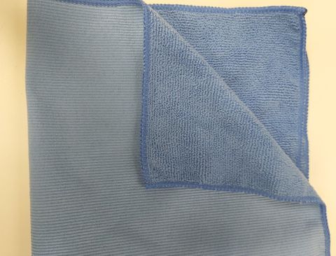 HyGenie Dual Sided Microfibre Cloth Blue - 40x40cm