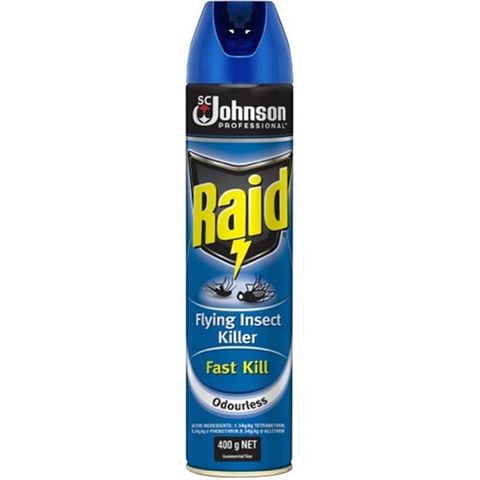Raid Flying Insect Killer Odourless 400g UN1950 C2 PG3