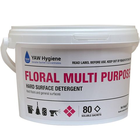 Floral Multi Purpose Hard Surface Detergent (80 / tub)