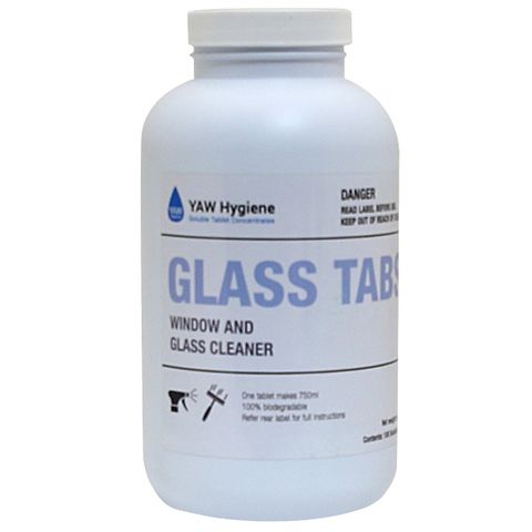Glass Cleaner Tablets 100 per tub