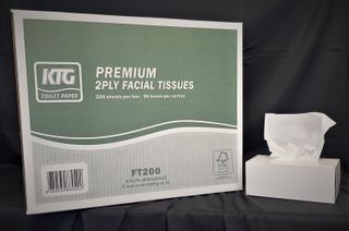 HD Premium 2ply Facial Tissues 200s x 36 boxes