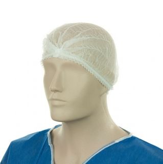 Bastion Crimp Hats 53cm/21" WHITE (1000)