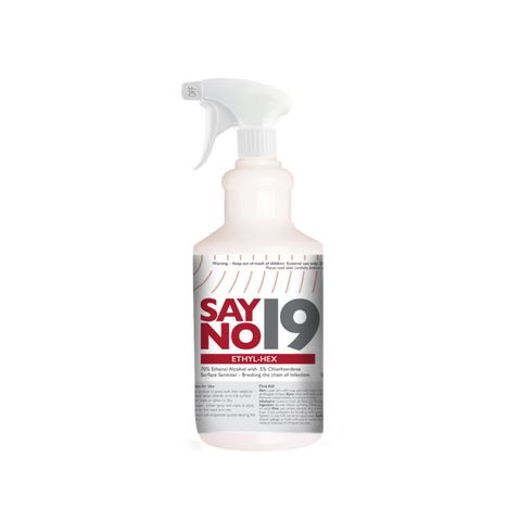 SAYNO19 Ethyl-Hex Sanitiser Spray 750ml DG UN1170 C:3 PG:2