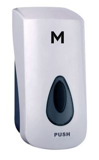 M White Foam Soap Dispensers 1ltr refillable