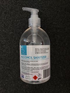 HD Alcohol Hand Sanitiser 500mL pump DG UN1170 C:3 PG:2