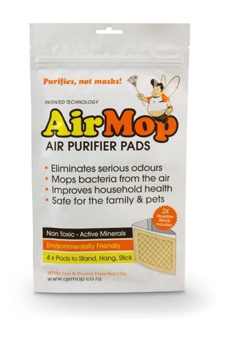 AirMop Air Purifier Pads - 2 Stands and 4 Pads