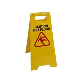 Caution Wet Floor Sign - Yellow