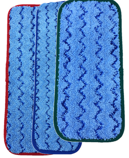 HyGenie Microfibre Flat Mop Pad - 30cm - BLUE