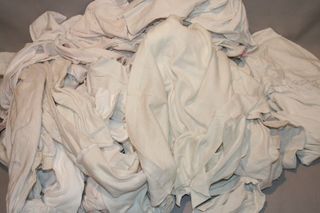 White Cotton TShirt Rags 20kg bag