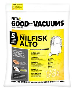 Kerrick/Nilfisk Alto M/fibre Vac Bags 5pkt (20030)