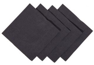 Black Cocktail Napkin 1/4 Fold 2ply x 2000