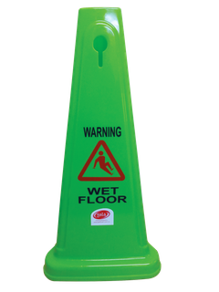 Gala Safety Cone "Wet Floor" Green - 680mm
