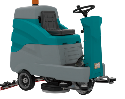 HD Ride-On Floor Scrubber with Dryer - 70cm