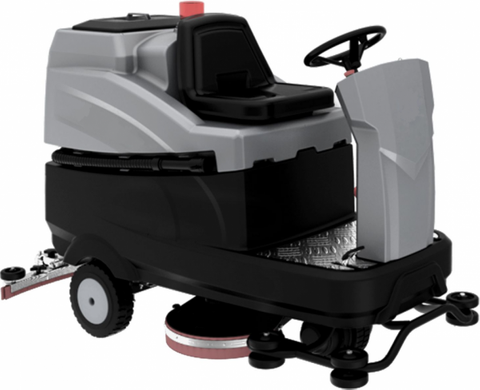 HD Ride-On Floor Scrubber with Dryer - 86cm