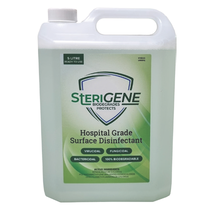 SteriGENE CLEAR High Level Hospital Disinfectant - 5 litre