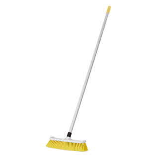 No 600 Hygiene House 300mm Broom YELLOW w/ Alloy Handle