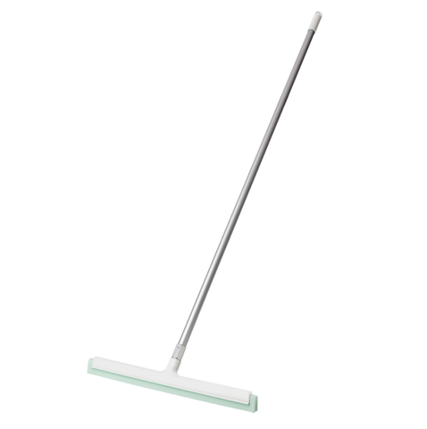 55cm Double Bladed Floor Squeegee Complete White - Alloy Handle