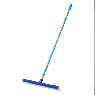 55cm Double Bladed Floor Squeegee Complete Blue - Alloy Handle