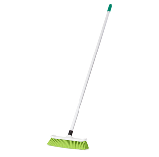 No 600 Hygiene House 300mm Broom GREEN w/ Alloy Handle