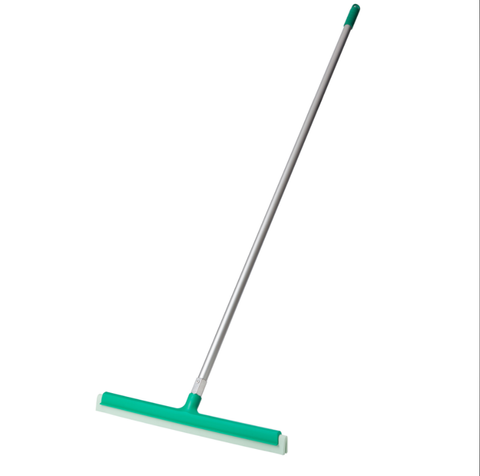 55cm Double Bladed Floor Squeegee Complete Green - Alloy Handle