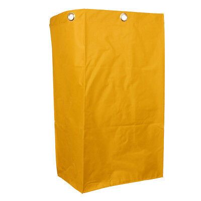 Janitor Cart Vinyl Replacement Bag Yellow