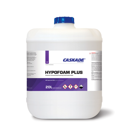 Caskade HypoFoam Plus Chlorinated Alkali Foam Detergent/Sanitiser - 20Ltr [DG8]