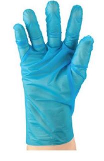 TPE P/F Gloves Blue Medium x 200