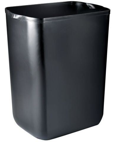 M Black Wall Mounted Rubbish Bin 23L