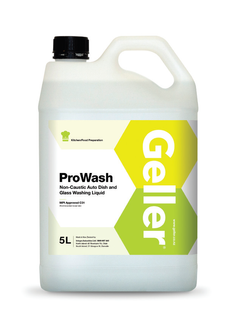 Geller Prowash Non-Caustic Warewash Detergent 5ltr