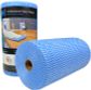 Heavy Duty Kitchen Wipes Roll - Blue 300x500mm, 90 sheets
