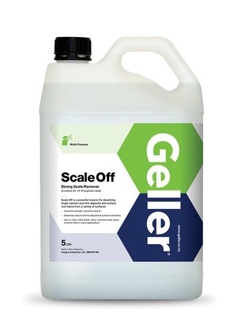 Geller Scale Off Lime Scale Remover 5Ltr UN1760.2 C:8 PG:3