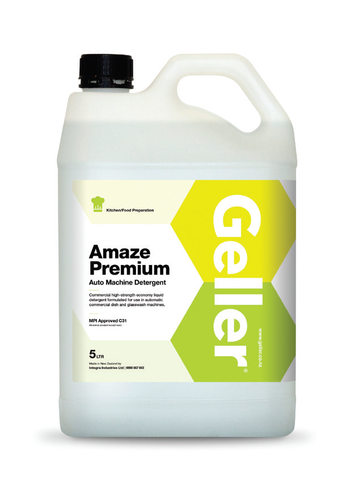 Geller Amaze Chlorinated Auto Dishwash 5ltr DG UN1814 C:8 PG:3