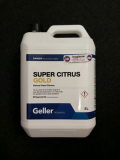 Geller Super Citrus Gold Hand Grit Soap - 5Ltr