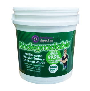 Biodegradable Antibacterial Wet Wipes Bucket - 1000 sheet Bucket