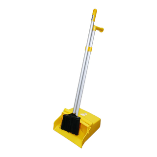 Commercial Upright Lobby Dust Pan Set Yellow